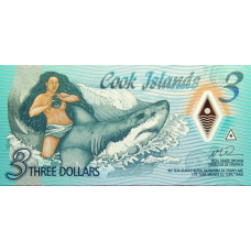 (642) ** PN11 Cook Islands 3 Dollars Year 2021